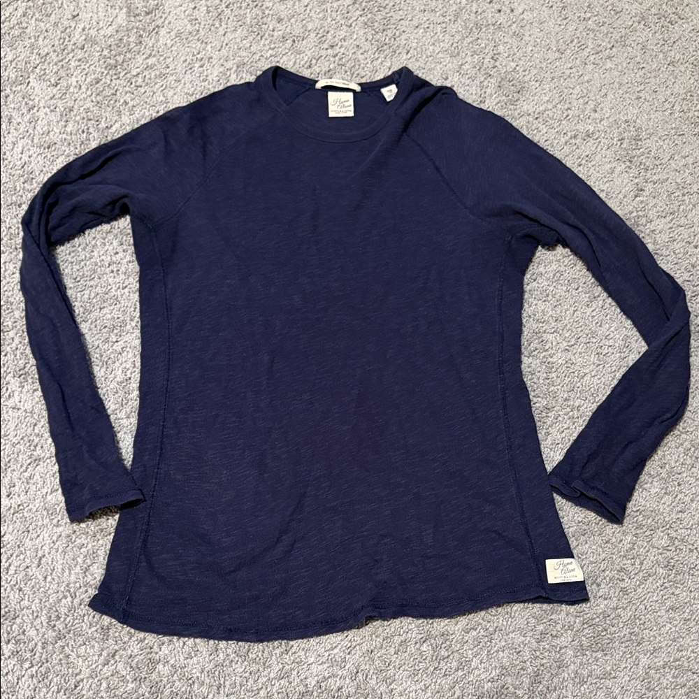 Scotch & Soda Navy Long Sleeve Tee